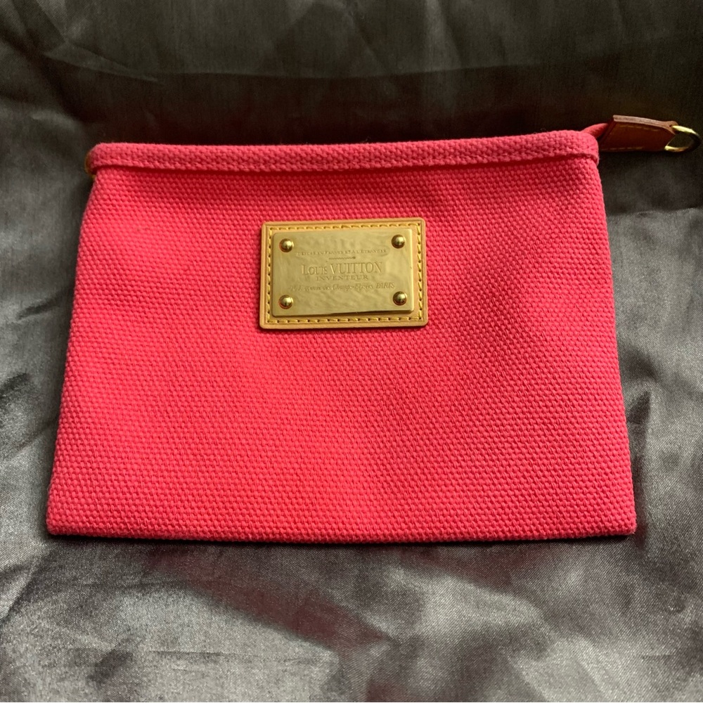 Louis Vuitton Pink Antigua Cabas Pochette